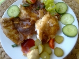 Pangasius  v marinádě se zázvorem, Pangasius, , marinádě, se, zázvorem