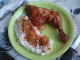 Pečené kuře na čínský způsob, Pečené, kuře, na, čínský, způsob
