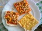 Pizza kari a zeleninová s tofu