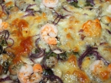 Pizza - mangold, krevety ..., Pizza, -, mangold, krevety, ...