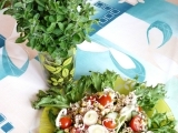 Pohankový salát se zeleninou a oregánem