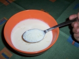 Polévka z mléka s rýží