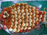 Rajčato - česneko - banánový salát, Rajčato, -, česneko, -, banánový, salát