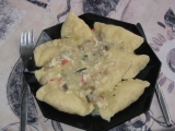 Ravioly s krabíma tyčínkama, Ravioly, krabíma, tyčínkama