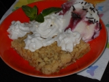 Rebarborový crumble, Rebarborový, crumble