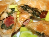 Řecké slané šátečky Spanakopita, Řecké, slané, šátečky, Spanakopita