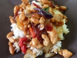 Sečuánské kuře Kung Pao, Sečuánské, kuře, Kung, Pao