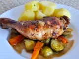 Selské kuře s kapustou (Poulet au Chou).