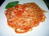 Shaterovo špagety s rajčaty, Shaterovo, špagety, rajčaty