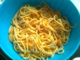 Špagety s mrkvovo-rajčatovou ,,omáčkou