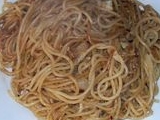 Špagety se sójovou omáčkou