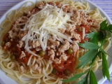 Špagety se sójovým masem