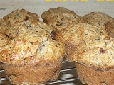 Špaldové čokobanánové muffiny