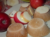 Šťavnatý sorbet z jablek, medu, mandarinkové a citronové šťávy, Šťavnatý, sorbet, jablek, medu, mandarinkové, citronové, šťávy