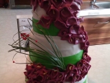 Svatební dort s kalama