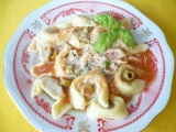 Tortellini s rajčatovou omáčkou, Tortellini, rajčatovou, omáčkou