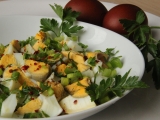Turecký vajíčkový salát ( Yumurta piyazi), Turecký, vajíčkový, salát, (, Yumurta, piyazi)
