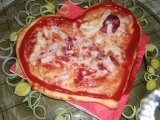 Valentýnská pizza