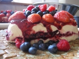 White chocolate berry Cheesecake