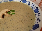Žampionovo-pórková polévka
