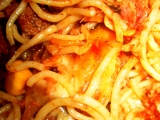 Zapékané špagety, Zapékané, špagety