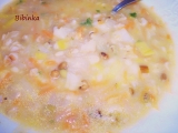 Zeleninovo-ovesná polévka s mungem