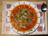 Zimní minestrone s krutony